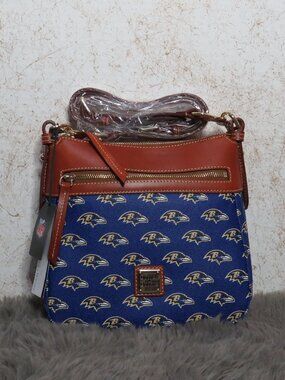 Dooney & Bourke NFL Baltimore Ravens Crossbody 25 (Purple)